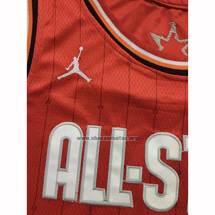 Camiseta All Star 2020 Los Angeles Lakers Kobe Bryant NO 24 Rojo